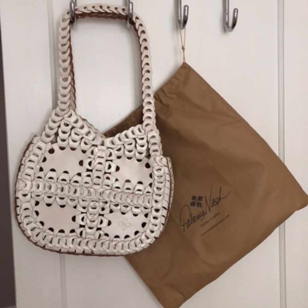 Patricia Nash White Woven Bag